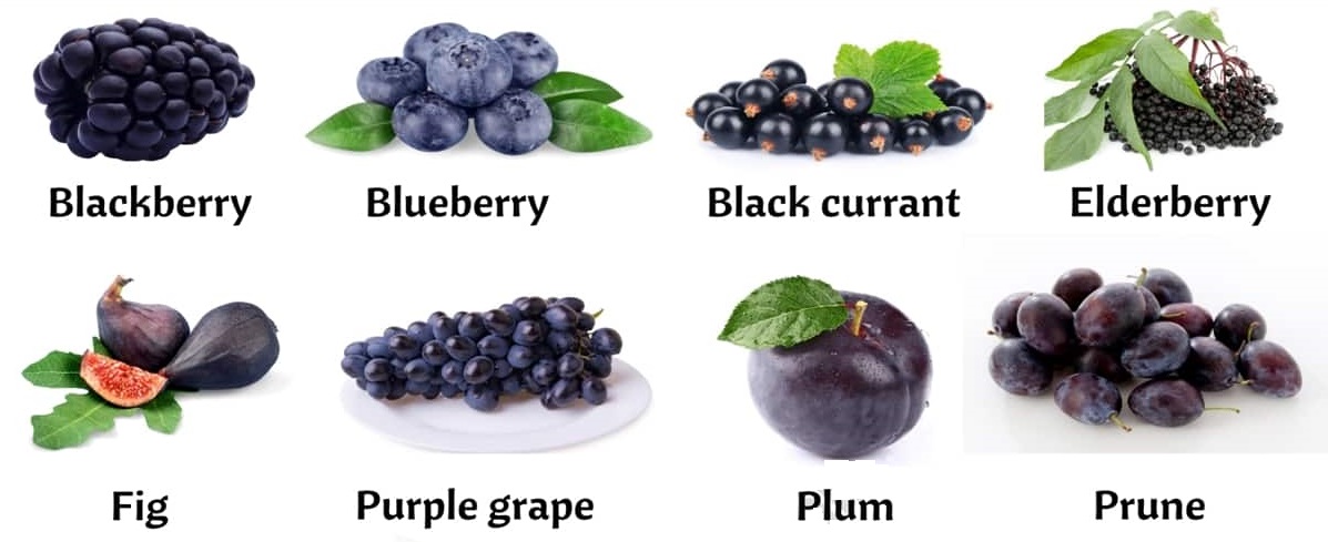 purple fruit names